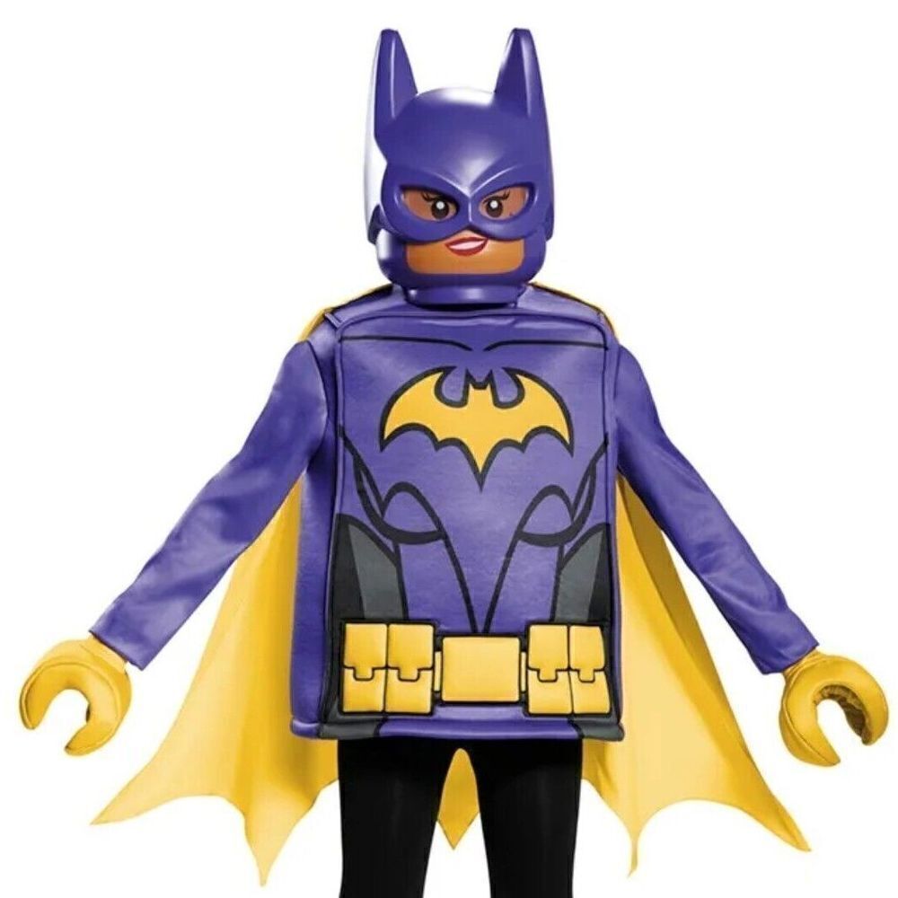 Girls LEGO Batgirl Movie Classic Costume Cosplay Batman Dress Up Kids M 7/8